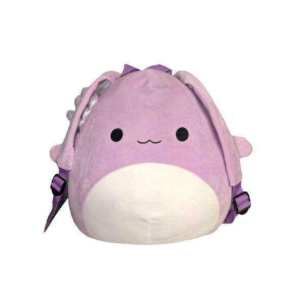 Squishmallows Monica the Axolotl Backpack 12" Stuffed Plush - Picture 1 of 8